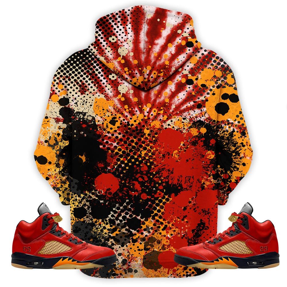 23 Drip Sneaker Shirt Match 5 Dunk On Mars, Jordan 5 Mars For Her Hoodie Sweatshirt Tee All Over Print MKO Shirt