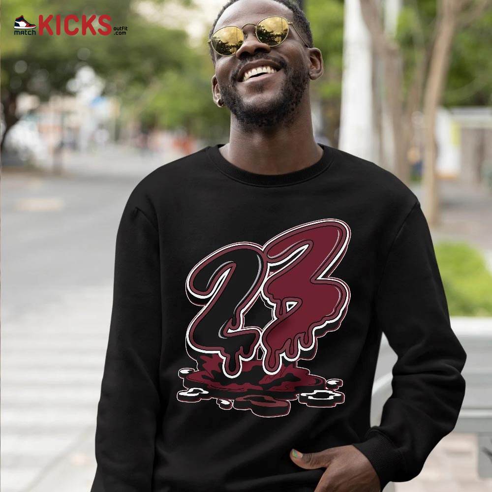 23 Drip Sneaker Shirt Match Burgundy Crush 12s, Jordan 12 A Ma Maniere MKO T-Shirt 23 Drip Sneaker Shirt Match Burgundy Crush 12s, Jordan 12 A Ma Maniere MKO T-Shirt