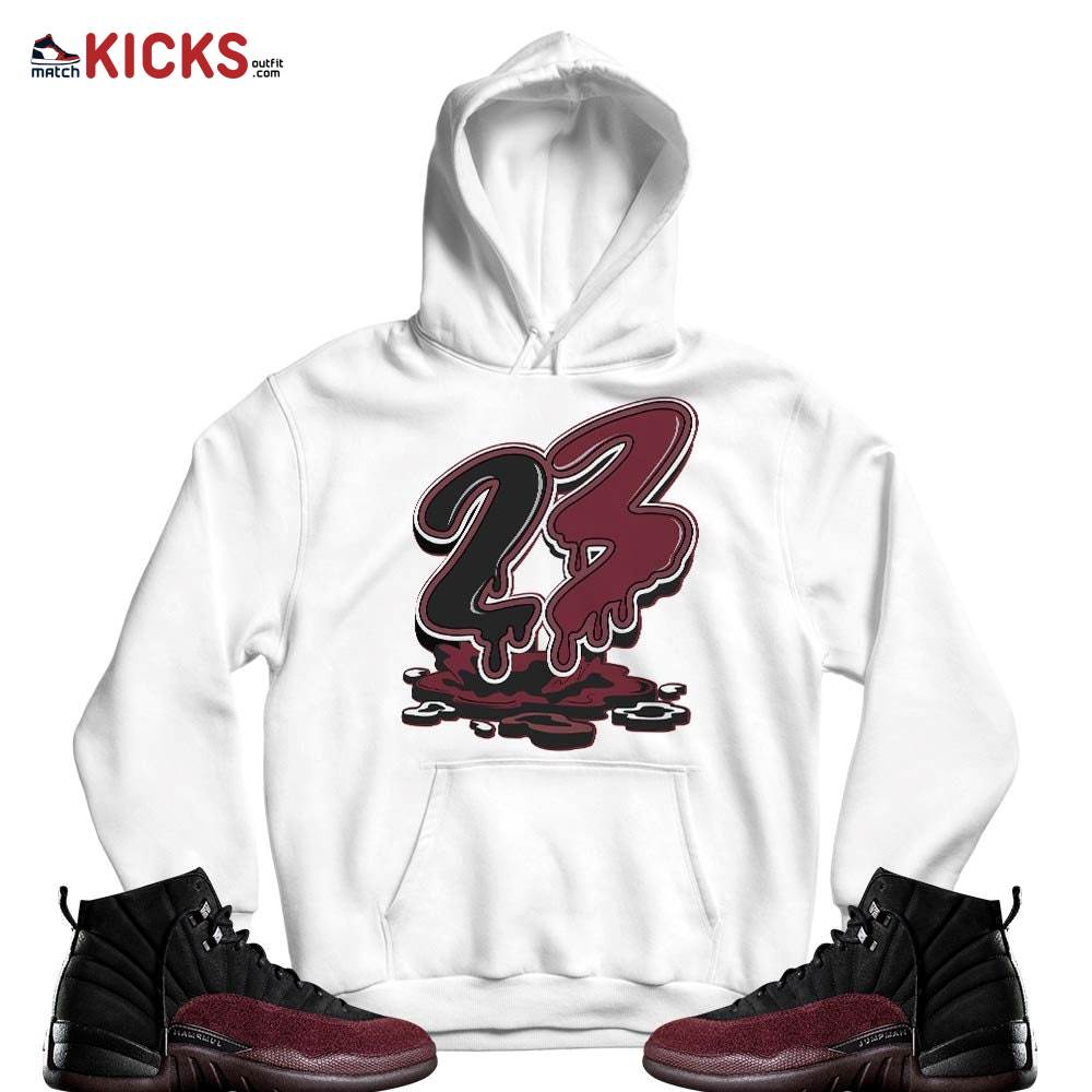 23 Drip Sneaker Shirt Match Burgundy Crush 12s, Jordan 12 A Ma Maniere MKO T-Shirt 23 Drip Sneaker Shirt Match Burgundy Crush 12s, Jordan 12 A Ma Maniere MKO T-Shirt