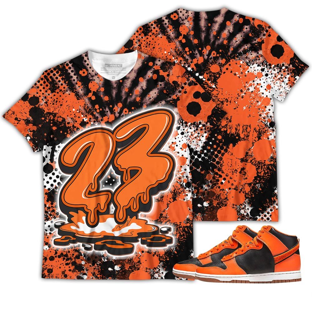 23 Drip Sneaker Shirt Match Dunk Black Orange, Dunk High Gs Safety Orange Hoodie Sweatshirt Tee All Over Print MKO Shirt 23 Drip Sneaker Shirt Match Dunk Black Orange, Dunk High Gs Safety Orange Hoodie Sweatshirt Tee All Over Print MKO Shirt