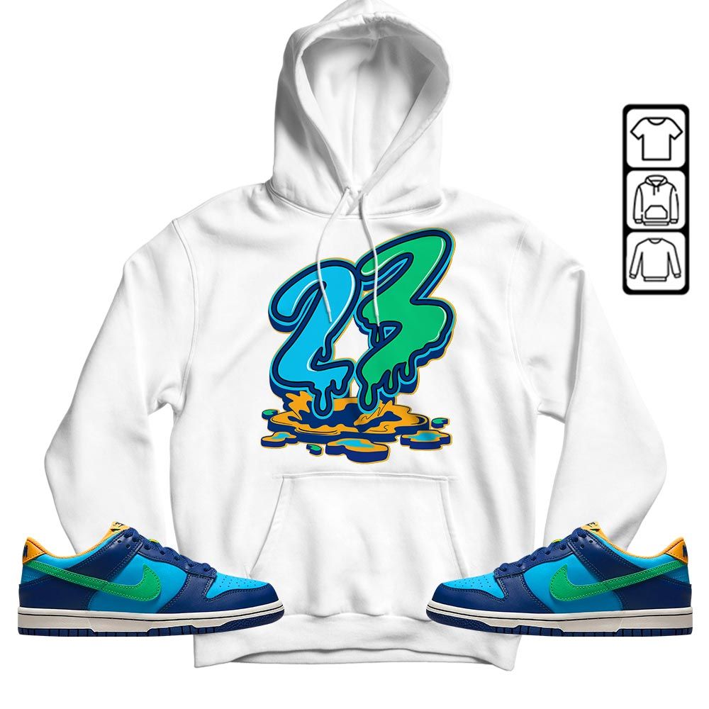 23 Drip Sneaker Shirt Match Dunk Low GS Kyrie, Dunk Low GS Electric Algae MKO T-Shirt