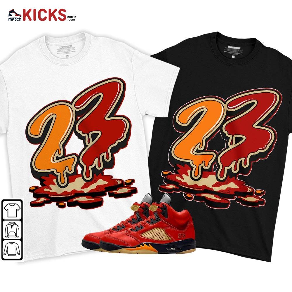 23 Drip Sneaker Shirt Match Retro Mars For Her 5s, Jordan 5 Mars For Her MKO T-Shirt 23 Drip Sneaker Shirt Match Retro Mars For Her 5s, Jordan 5 Mars For Her MKO T-Shirt