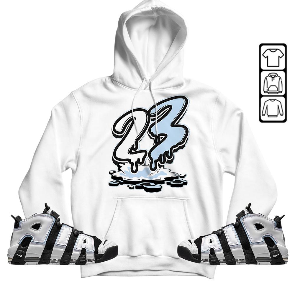 23 Drip Sneaker Shirt Match Uptempo Cobalt Bliss, Air More Uptempo Cobalt Bliss MKO T-Shirt