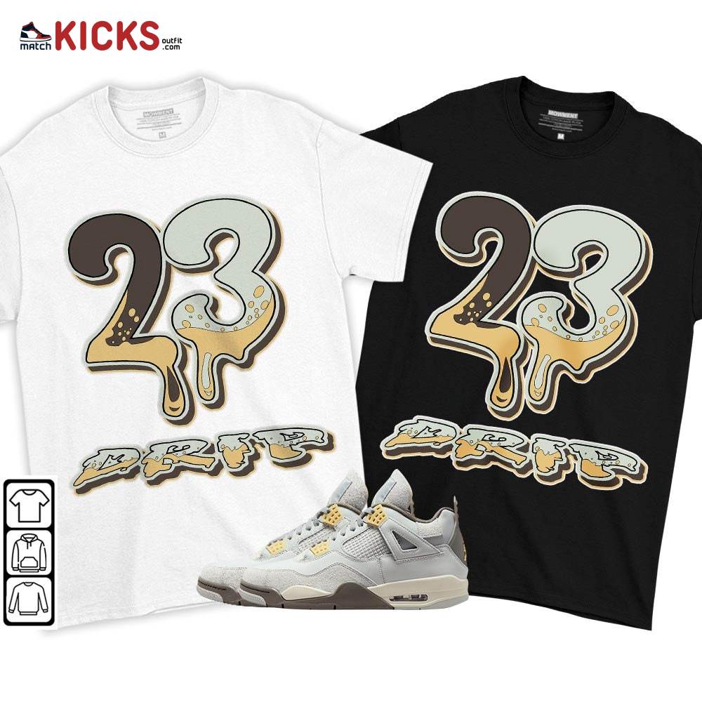 23 Dripping Sneaker Shirt Match Retro Craft 4s, Jordan 4 Craft Photon Dust MKO T-Shirt 23 Dripping Sneaker Shirt Match Retro Craft 4s, Jordan 4 Craft Photon Dust MKO T-Shirt