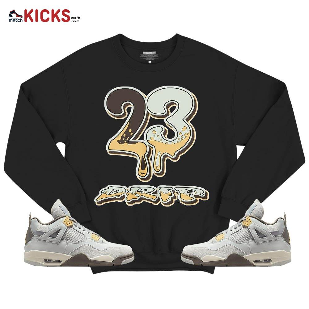 23 Dripping Sneaker Shirt Match Retro Craft 4s, Jordan 4 Craft Photon Dust MKO T-Shirt 23 Dripping Sneaker Shirt Match Retro Craft 4s, Jordan 4 Craft Photon Dust MKO T-Shirt