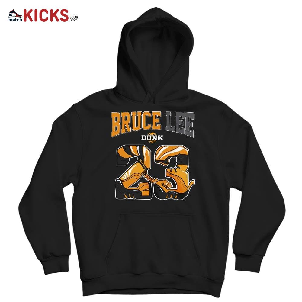 23 JumpMan Sneaker Shirt Match Dunk Reverse Goldenrod, Dunk High Bruce Lee MKO T-Shirt 23 JumpMan Sneaker Shirt Match Dunk Reverse Goldenrod, Dunk High Bruce Lee MKO T-Shirt