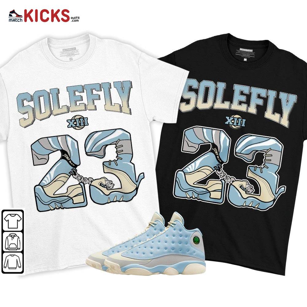 23 JumpMan Sneaker Shirt Match SoleFly 13s, Jordan 13 Retro SoleFly MKO T-Shirt 23 JumpMan Sneaker Shirt Match SoleFly 13s, Jordan 13 Retro SoleFly MKO T-Shirt
