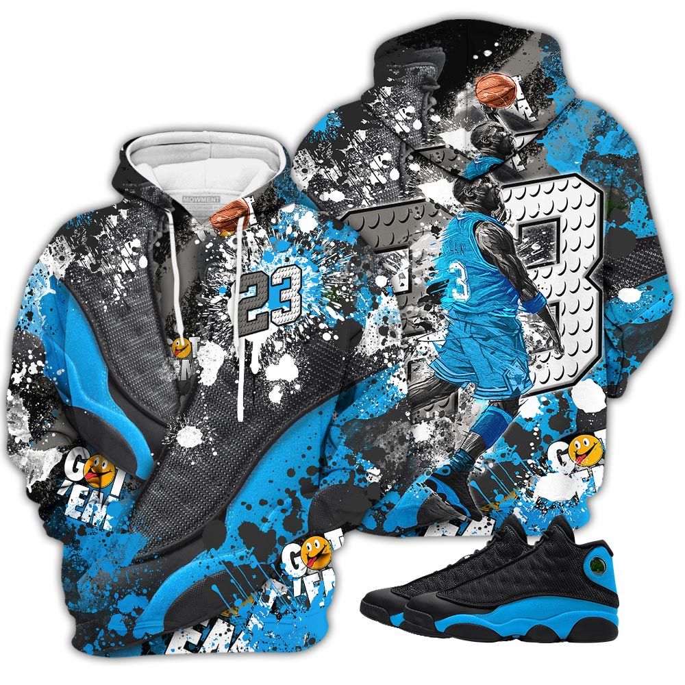 23 Michael Sneaker Shirt Match Black University Blue 13S, Jordan 13 Black University Blue 2022 Hoodie Sweatshirt Tee All Over Print MKO Shirt 23 Michael Sneaker Shirt Match Black University Blue 13S, Jordan 13 Black University Blue 2022 Hoodie Sweatshirt Tee All Over Print MKO Shirt