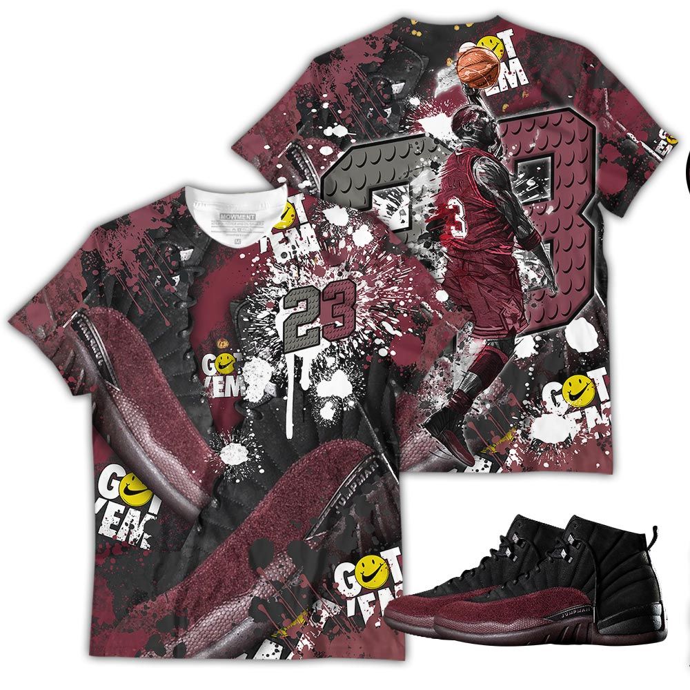 23 Michael Sneaker Shirt Match Burgundy Crush 12S, Jordan 12 A Ma Maniere Hoodie Sweatshirt Tee All Over Print MKO Shirt 23 Michael Sneaker Shirt Match Burgundy Crush 12S, Jordan 12 A Ma Maniere Hoodie Sweatshirt Tee All Over Print MKO Shirt