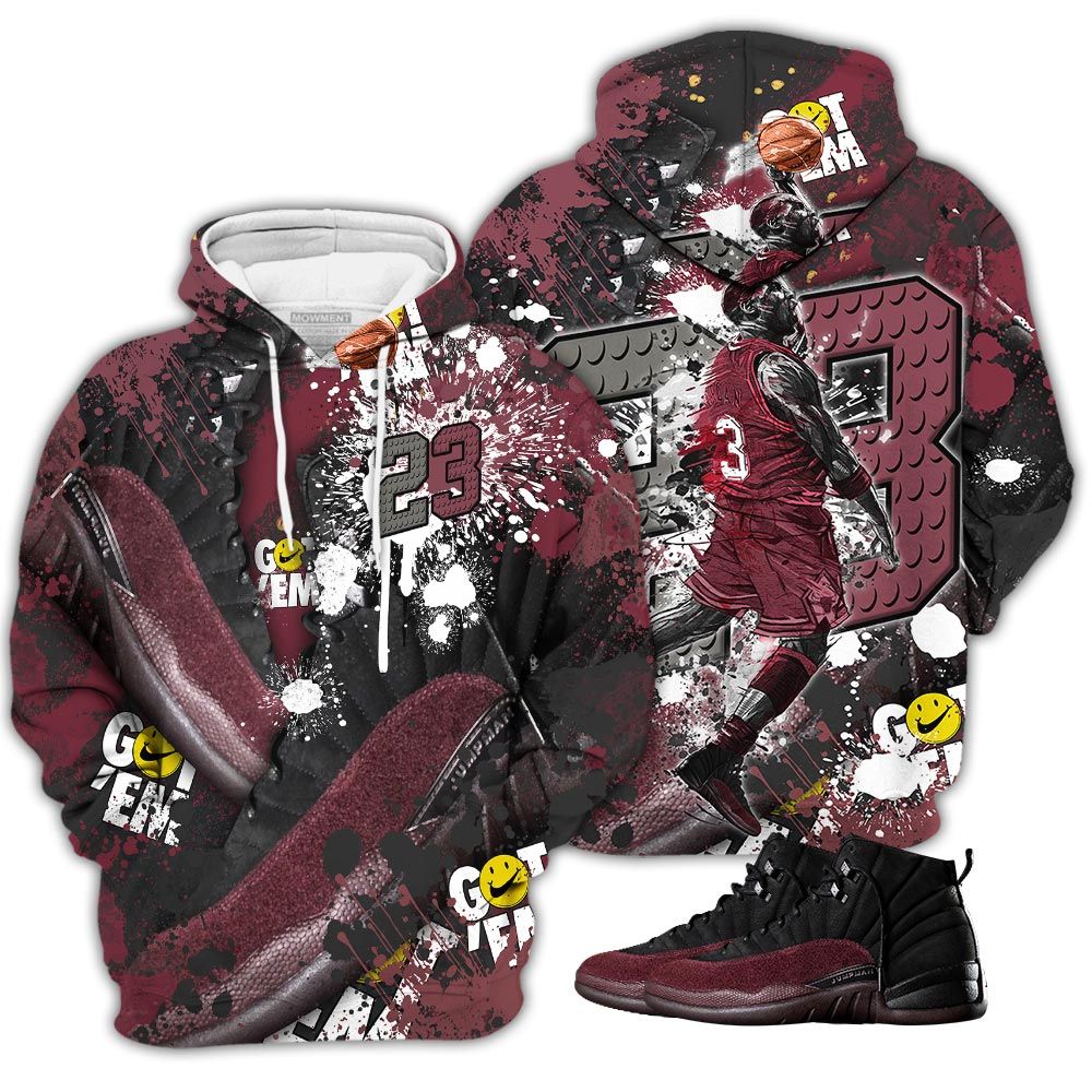 23 Michael Sneaker Shirt Match Burgundy Crush 12S, Jordan 12 A Ma Maniere Hoodie Sweatshirt Tee All Over Print MKO Shirt 23 Michael Sneaker Shirt Match Burgundy Crush 12S, Jordan 12 A Ma Maniere Hoodie Sweatshirt Tee All Over Print MKO Shirt