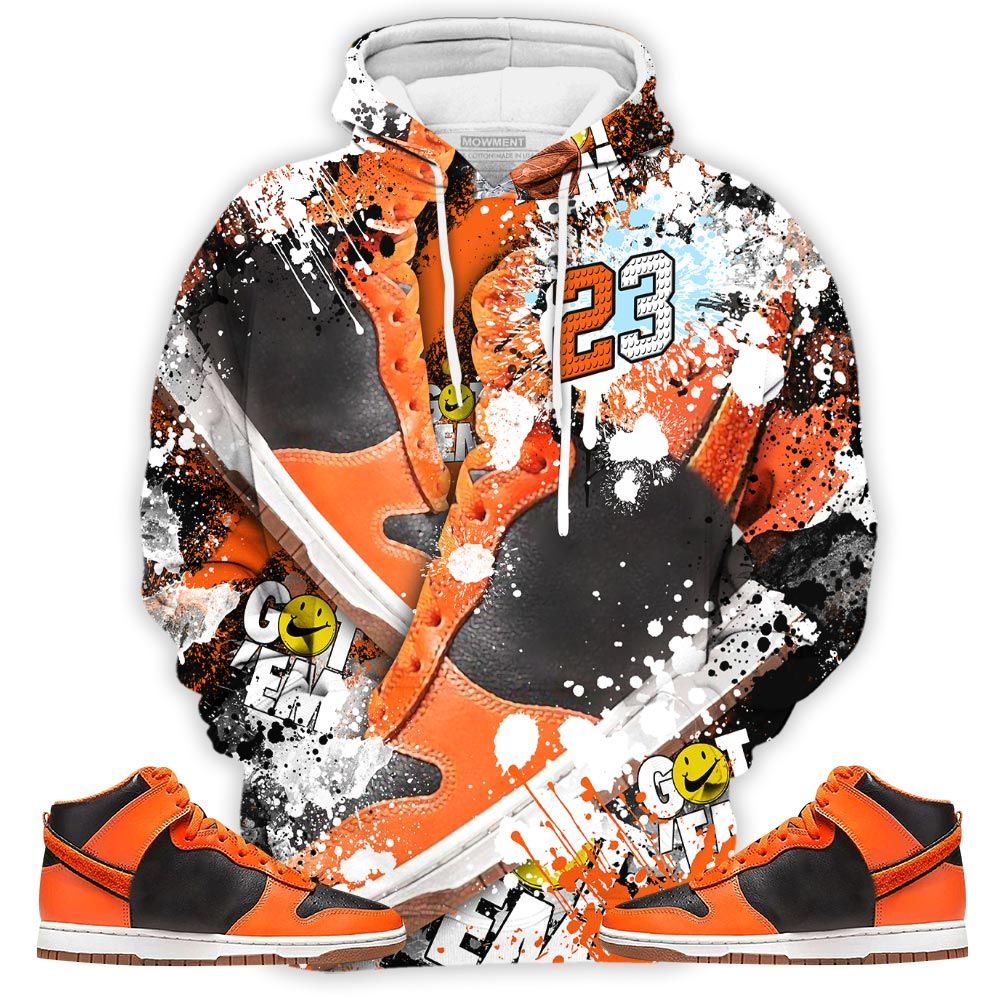 23 Michael Sneaker Shirt Match Dunk Black Orange, Dunk High Gs Safety Orange Hoodie Sweatshirt Tee All Over Print MKO Shirt 23 Michael Sneaker Shirt Match Dunk Black Orange, Dunk High Gs Safety Orange Hoodie Sweatshirt Tee All Over Print MKO Shirt
