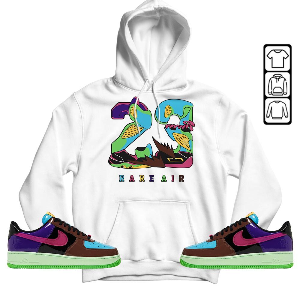 23 Rare Air Sneaker Shirt Match AF 1 Low SP Pink Prime, Air Force 1 Undefeated Pink Prime MKO T-Shirt