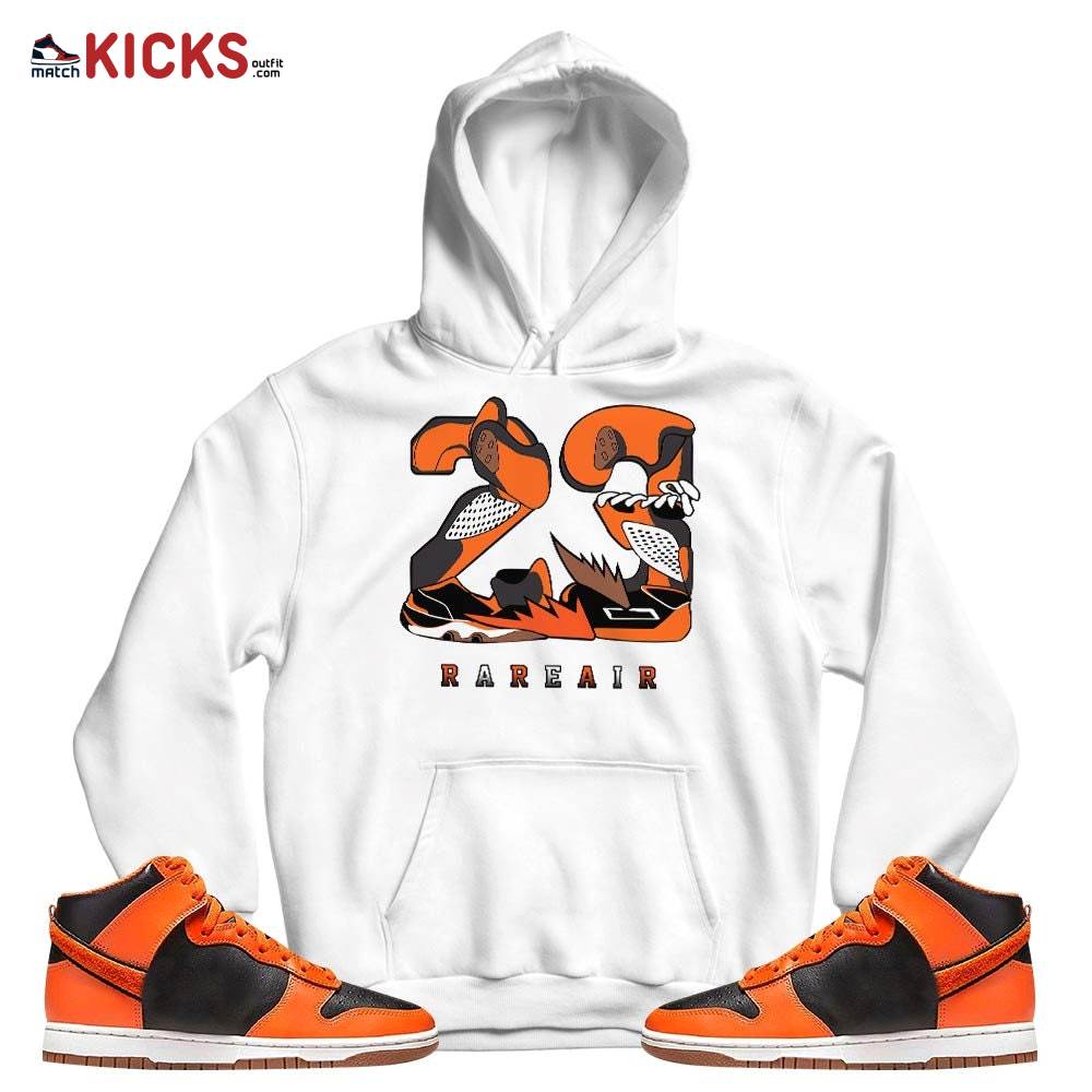 23 Rare Air Sneaker Shirt Match Dunk Black Orange, Dunk High GS Safety Orange MKO T-Shirt 23 Rare Air Sneaker Shirt Match Dunk Black Orange, Dunk High GS Safety Orange MKO T-Shirt