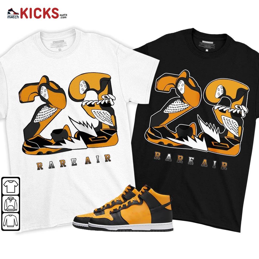 23 Rare Air Sneaker Shirt Match Dunk Reverse Goldenrod, Dunk High Bruce Lee MKO T-Shirt 23 Rare Air Sneaker Shirt Match Dunk Reverse Goldenrod, Dunk High Bruce Lee MKO T-Shirt