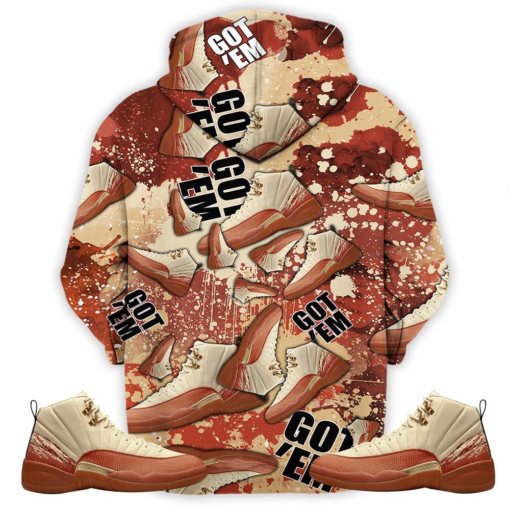 23 Rare Air Sneaker Shirt Match Eastside Golf 12S, Jordan 12 Retro Eastside Golf Hoodie Sweatshirt Tee All Over Print MKO Shirt
