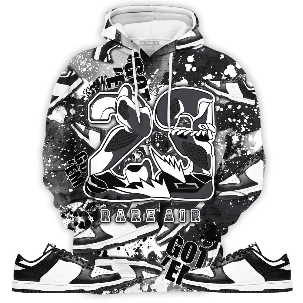 23 Rare Air Sneaker Shirt Match Low Panda Black White, Dunk Low Panda 2022 Hoodie Sweatshirt Tee All Over Print MKO Shirt 23 Rare Air Sneaker Shirt Match Low Panda Black White, Dunk Low Panda 2022 Hoodie Sweatshirt Tee All Over Print MKO Shirt