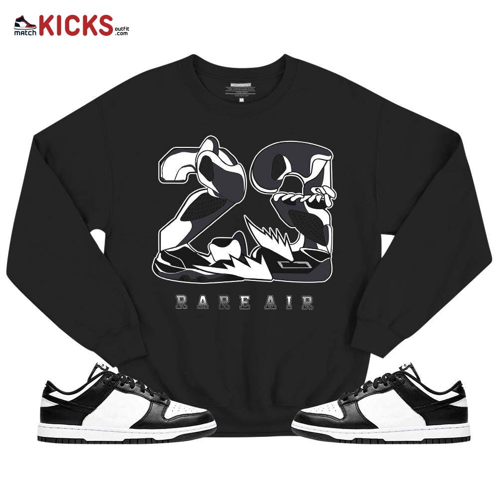 23 Rare Air Sneaker Shirt Match Low Panda Black White, Dunk Low Panda 2022 MKO T-Shirt 23 Rare Air Sneaker Shirt Match Low Panda Black White, Dunk Low Panda 2022 MKO T-Shirt