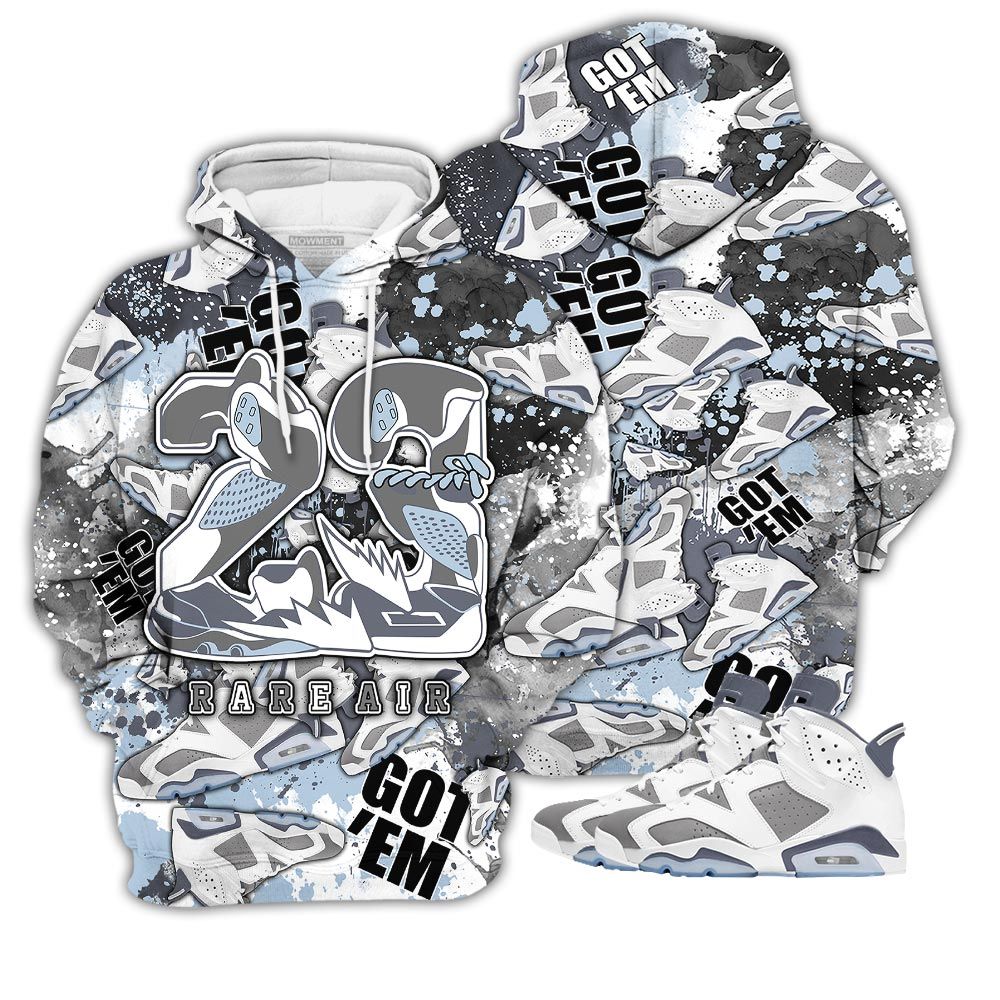 23 Rare Air Sneaker Shirt Match Retro Cool Grey 6S, Jordan 6 Cool Grey Hoodie Sweatshirt Tee All Over Print MKO Shirt 23 Rare Air Sneaker Shirt Match Retro Cool Grey 6S, Jordan 6 Cool Grey Hoodie Sweatshirt Tee All Over Print MKO Shirt