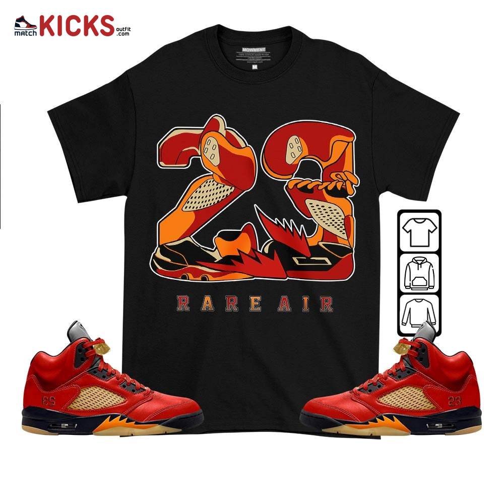 23 Rare Air Sneaker Shirt Match Retro Mars For Her 5s, Jordan 5 Mars For Her MKO T-Shirt