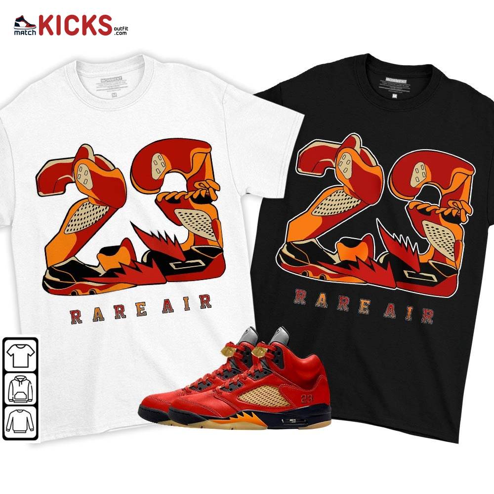 23 Rare Air Sneaker Shirt Match Retro Mars For Her 5s, Jordan 5 Mars For Her MKO T-Shirt 23 Rare Air Sneaker Shirt Match Retro Mars For Her 5s, Jordan 5 Mars For Her MKO T-Shirt