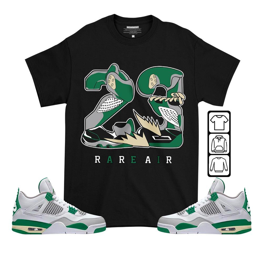 23 Rare Air Sneaker Shirt Match Retro Pine Green 4s, Jordan 4 Pine Green MKO T-Shirt 23 Rare Air Sneaker Shirt Match Retro Pine Green 4s, Jordan 4 Pine Green MKO T-Shirt