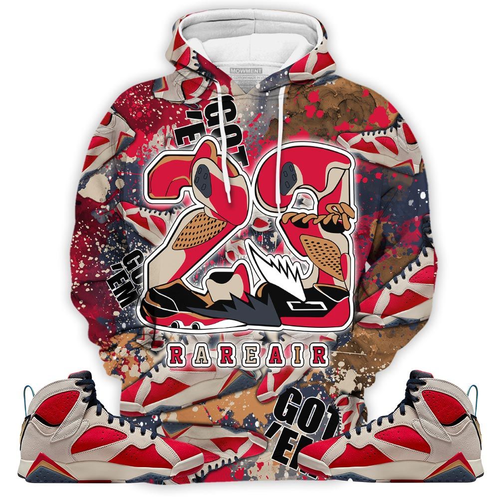 23 Rare Air Sneaker Shirt Match Trophy Room 7S, Jordan 7 Trophy Room Hoodie Sweatshirt Tee All Over Print MKO Shirt 23 Rare Air Sneaker Shirt Match Trophy Room 7S, Jordan 7 Trophy Room Hoodie Sweatshirt Tee All Over Print MKO Shirt