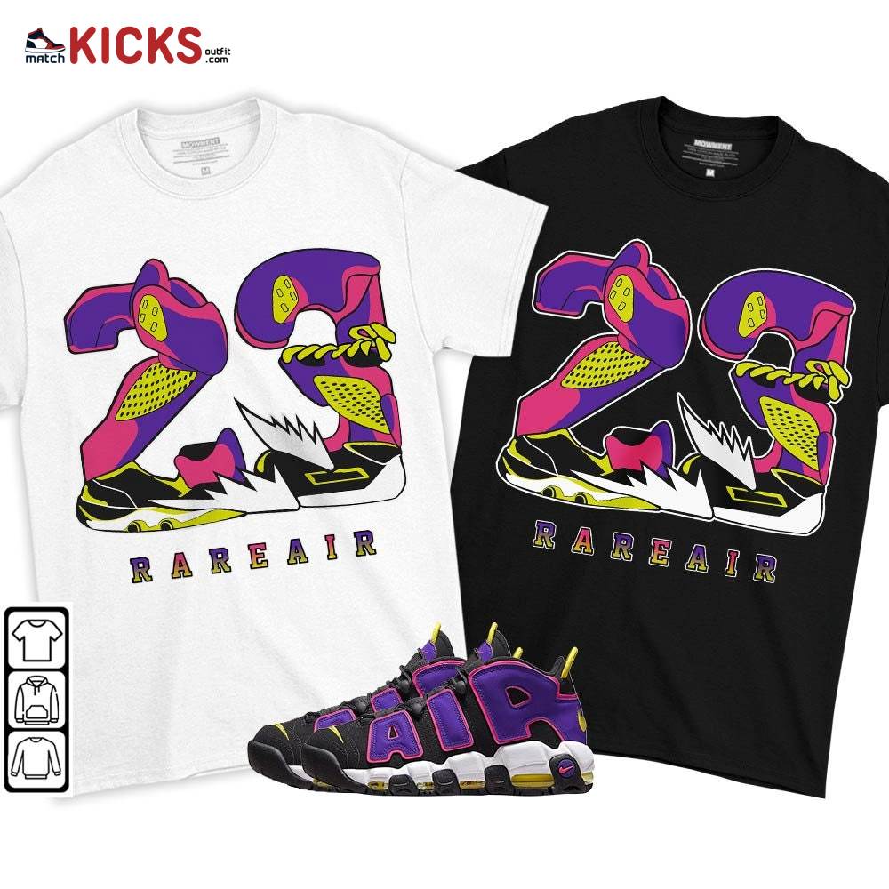 23 Rare Air Sneaker Shirt Match Uptempo Black Multi Color, Air More Uptempo Black Court Purple MKO T-Shirt 23 Rare Air Sneaker Shirt Match Uptempo Black Multi Color, Air More Uptempo Black Court Purple MKO T-Shirt