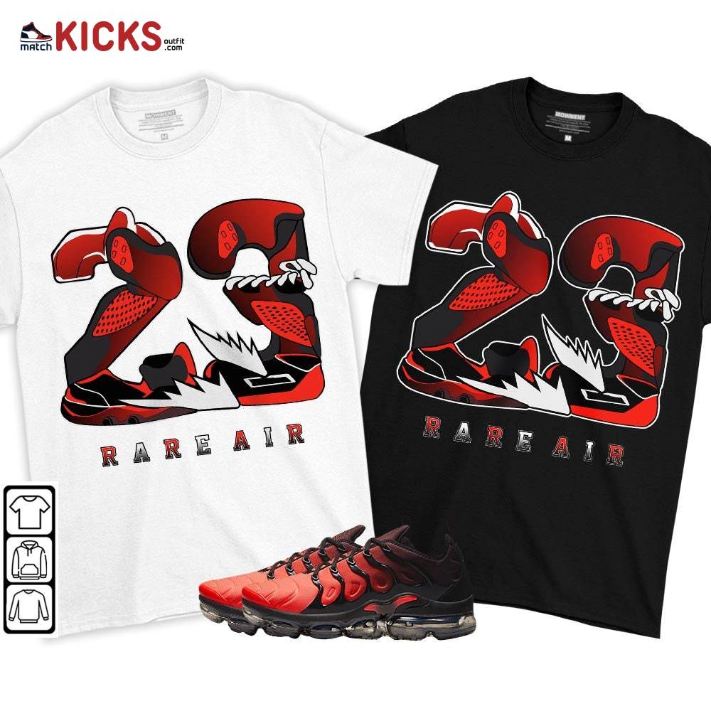 23 Rare Air Sneaker Shirt Match Vapormax Plus Red Black, Air VaporMax Plus Darth Maul MKO T-Shirt