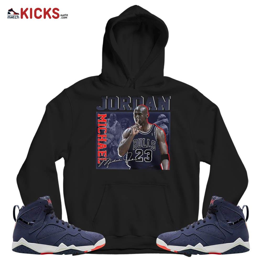 23JD Signature Sneaker Shirt Match 7 Neutral Indigo, Jordan 7 Quai 54 MKO T-Shirt 23JD Signature Sneaker Shirt Match 7 Neutral Indigo, Jordan 7 Quai 54 MKO T-Shirt