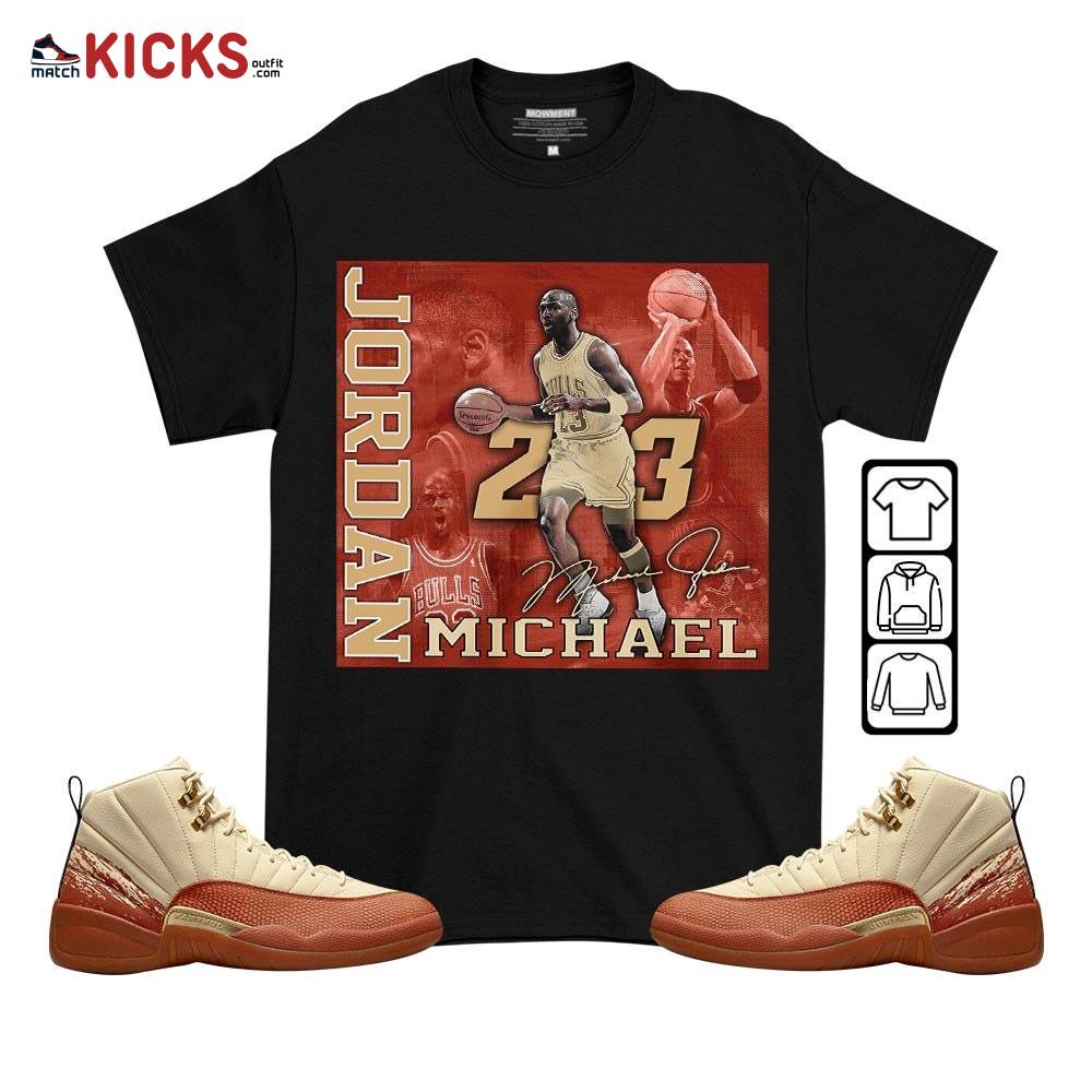 23JD Signature2 Sneaker Shirt Match Eastside Golf 12s, Jordan 12 Retro Eastside Golf MKO T-Shirt