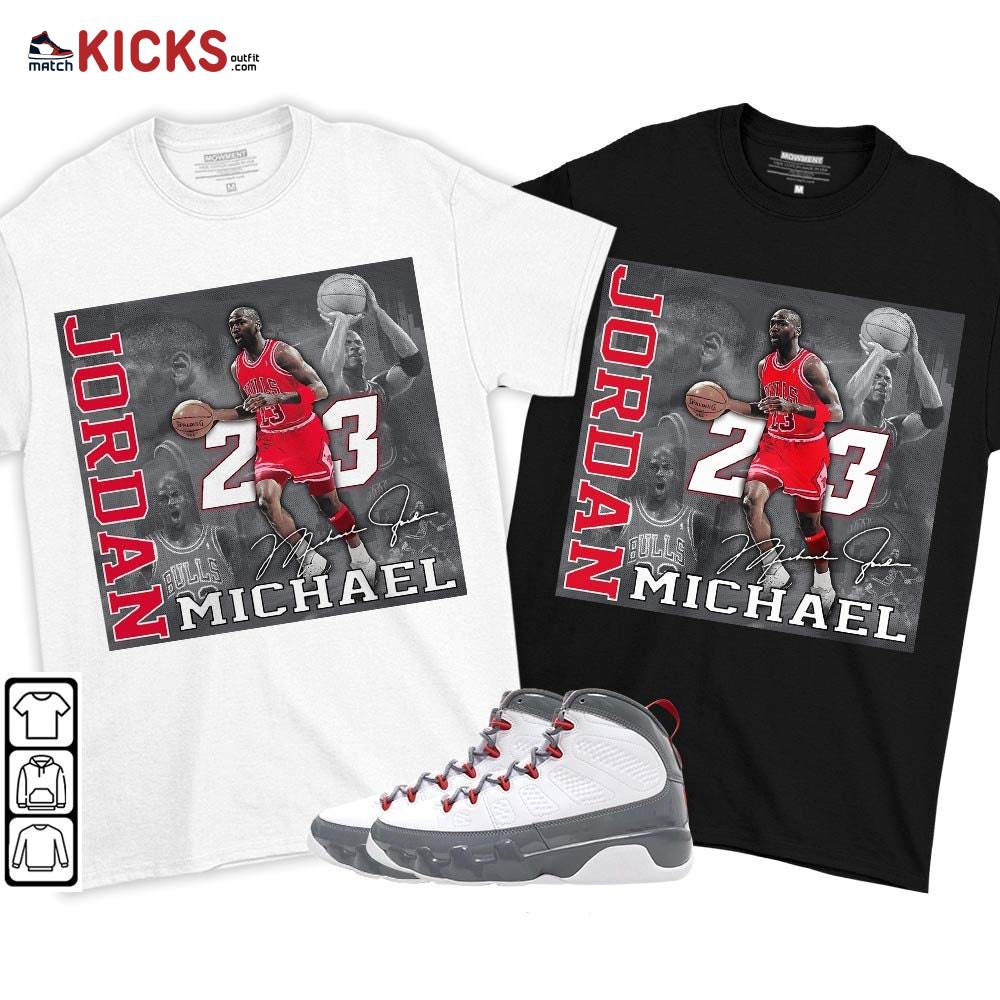 23JD Signature2 Sneaker Shirt Match Fire Red 9s, Jordan 9 Retro Fire Red MKO T-Shirt 23JD Signature2 Sneaker Shirt Match Fire Red 9s, Jordan 9 Retro Fire Red MKO T-Shirt