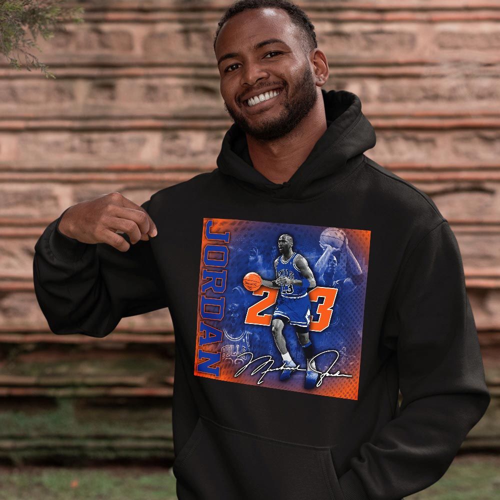 23JD Signature2 Sneaker Shirt Match Mid Knicks 1s, Jordan 1 Mid Knicks MKO T-Shirt 23JD Signature2 Sneaker Shirt Match Mid Knicks 1s, Jordan 1 Mid Knicks MKO T-Shirt