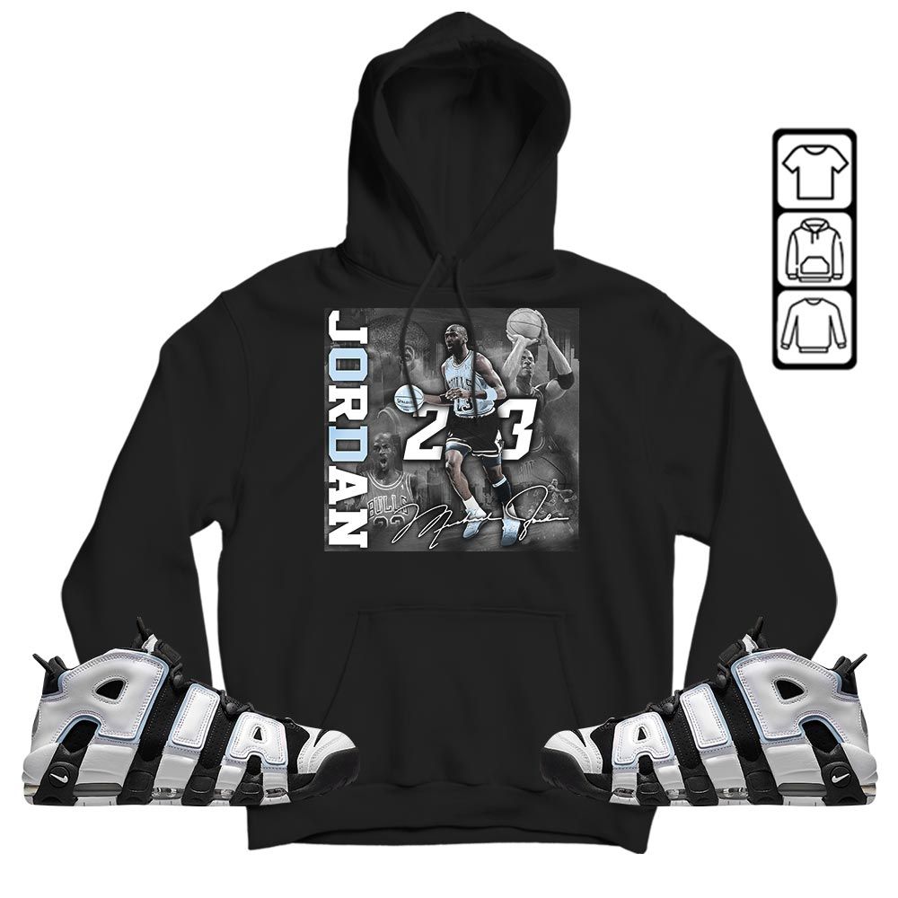 23JD Signature2 Sneaker Shirt Match Uptempo Cobalt Bliss, Air More Uptempo Cobalt Bliss MKO T-Shirt 23JD Signature2 Sneaker Shirt Match Uptempo Cobalt Bliss, Air More Uptempo Cobalt Bliss MKO T-Shirt