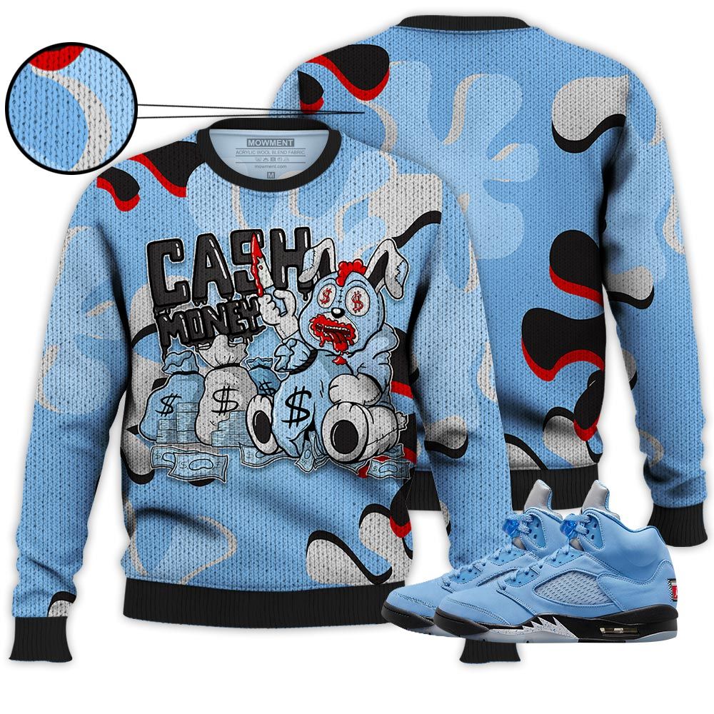 3D Cash Money Bear Sneaker Shirt Match Retro University Blue 5S, Jordan 5 University Blue Hoodie Sweatshirt Tee All Over Print MKO Shirt 3D Cash Money Bear Sneaker Shirt Match Retro University Blue 5S, Jordan 5 University Blue Hoodie Sweatshirt Tee All Over Print MKO Shirt