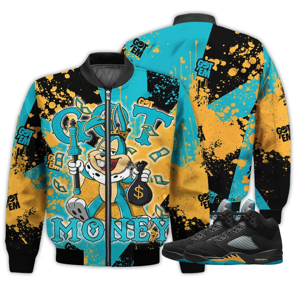 3D Got Money Bunny Sneaker Shirt Match 2023 Retro Aqua 5S, Jordan 5 Aqua Hoodie Sweatshirt Tee All Over Print MKO Shirt 3D Got Money Bunny Sneaker Shirt Match 2023 Retro Aqua 5S, Jordan 5 Aqua Hoodie Sweatshirt Tee All Over Print MKO Shirt