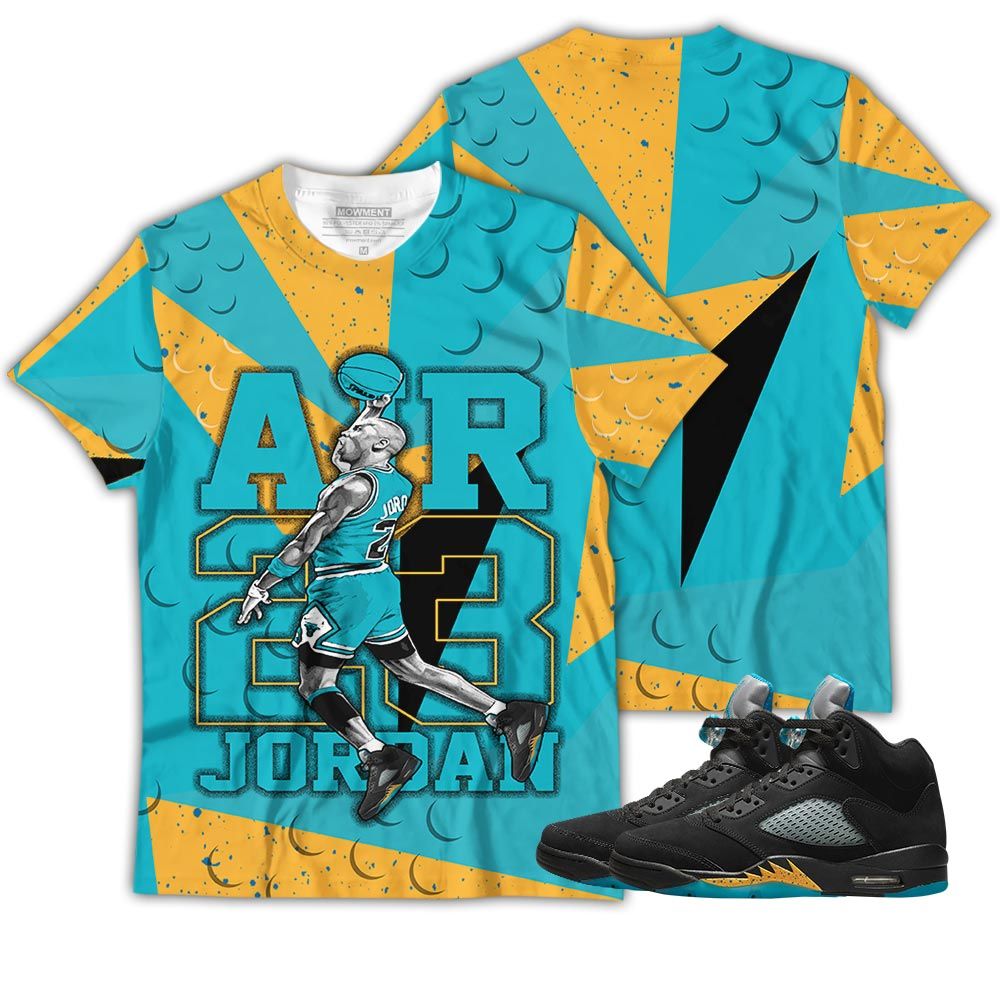 90S Jordan Goat Number 23 Sneaker Shirt Match 2023 Retro Aqua 5S, Jordan 5 Aqua Hoodie Sweatshirt Tee All Over Print MKO Shirt 90S Jordan Goat Number 23 Sneaker Shirt Match 2023 Retro Aqua 5S, Jordan 5 Aqua Hoodie Sweatshirt Tee All Over Print MKO Shirt