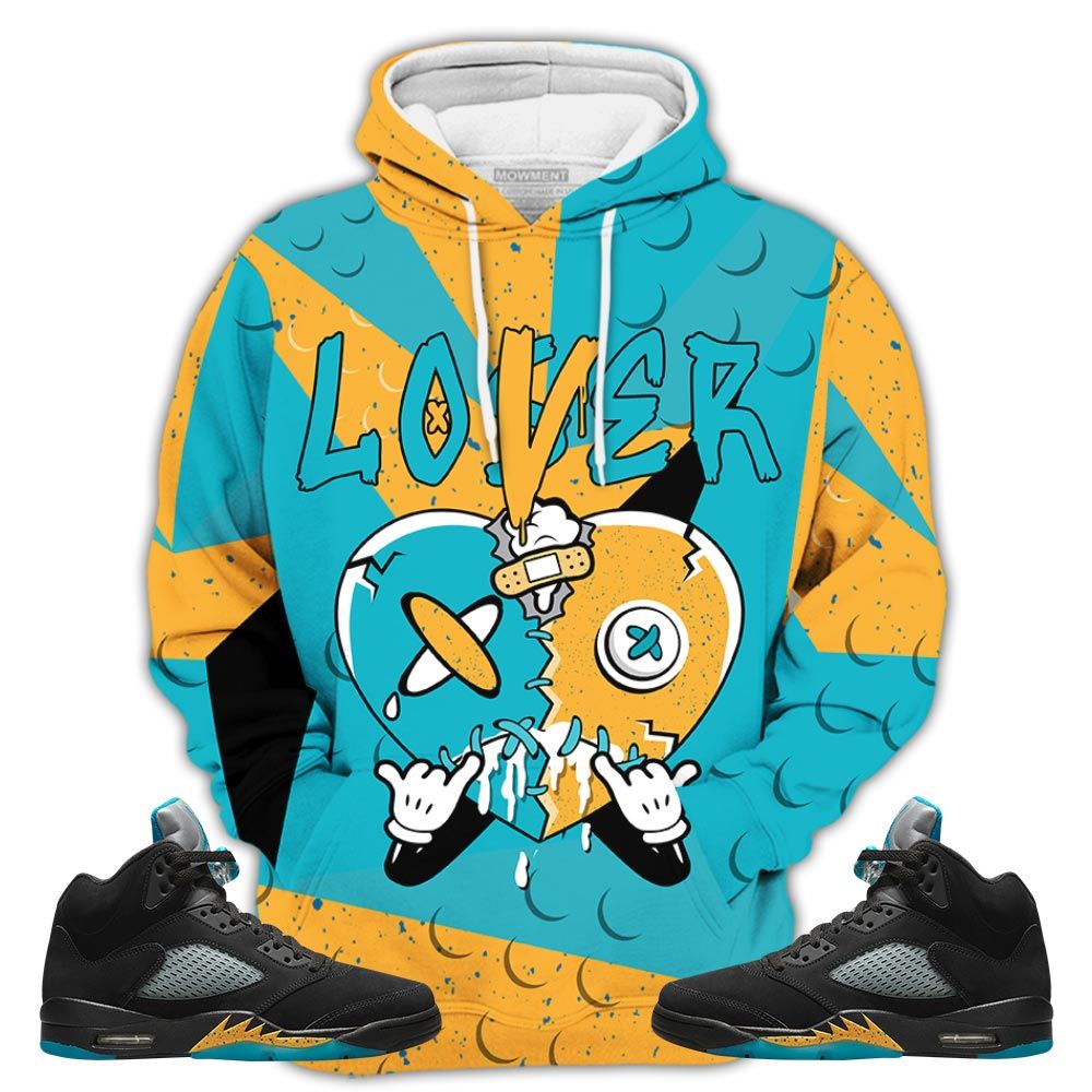 90S Loser Lover Drip Heart Sneaker Shirt Match 2023 Retro Aqua 5S, Jordan 5 Aqua Hoodie Sweatshirt Tee All Over Print MKO Shirt 90S Loser Lover Drip Heart Sneaker Shirt Match 2023 Retro Aqua 5S, Jordan 5 Aqua Hoodie Sweatshirt Tee All Over Print MKO Shirt