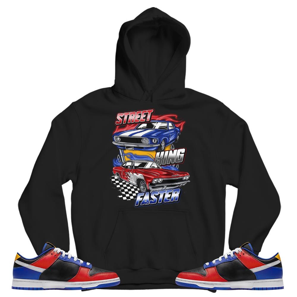 90s Race Car Vintage Sneaker Shirt Match Low TSU Tiger, Dunk Low TSU Tiger MKO T-Shirt