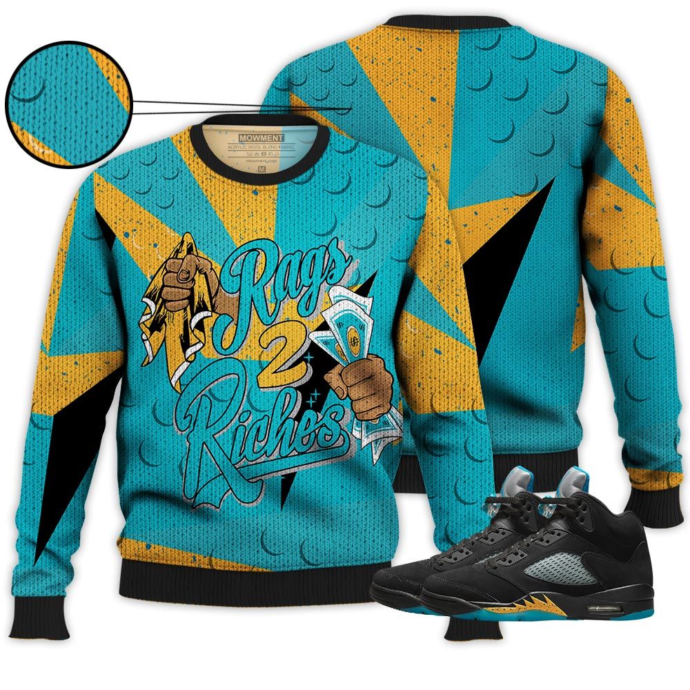 90S Rag 2 Riches Sneaker Shirt Match 2023 Retro Aqua 5S, Jordan 5 Aqua Hoodie Sweatshirt Tee All Over Print MKO Shirt 90S Rag 2 Riches Sneaker Shirt Match 2023 Retro Aqua 5S, Jordan 5 Aqua Hoodie Sweatshirt Tee All Over Print MKO Shirt