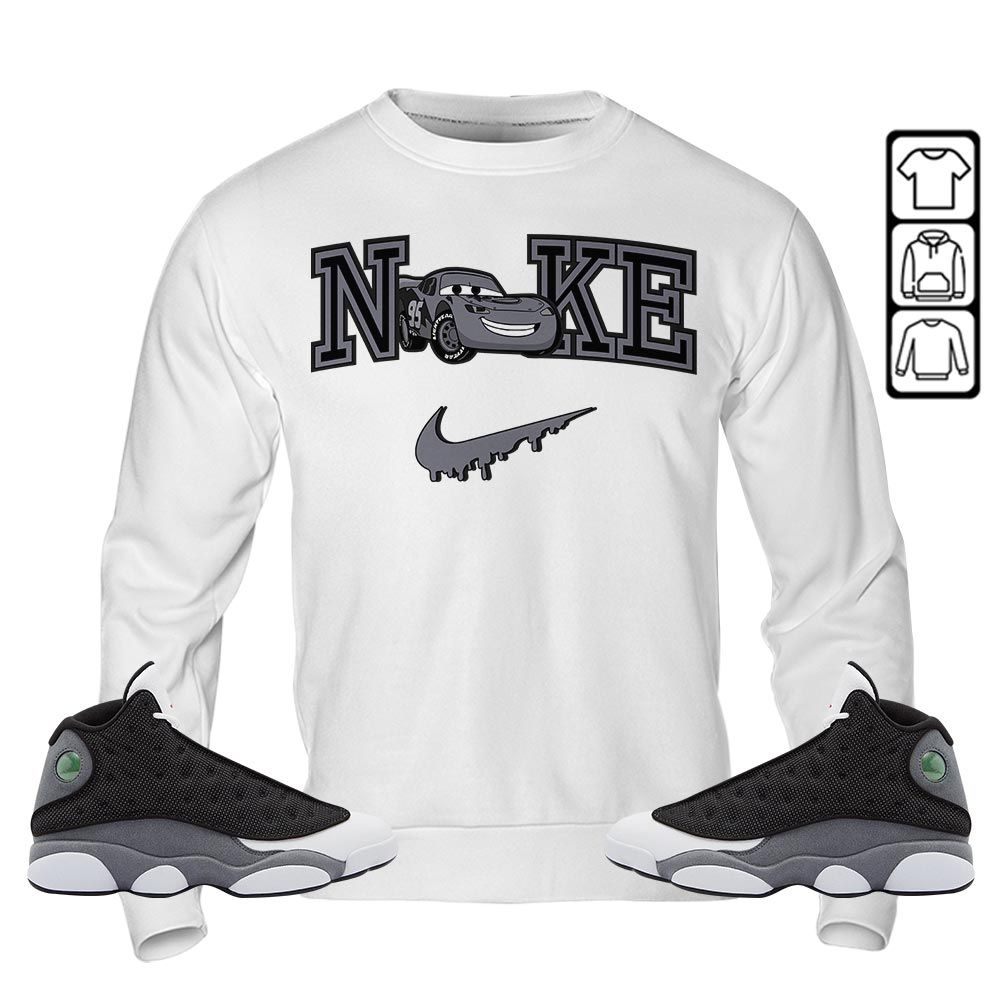 95 Mcqueen Car Fast Sneaker Shirt Match Black Flint 13s, Jordan Retro 13 Black Flint MKO T-Shirt 95 Mcqueen Car Fast Sneaker Shirt Match Black Flint 13s, Jordan Retro 13 Black Flint MKO T-Shirt