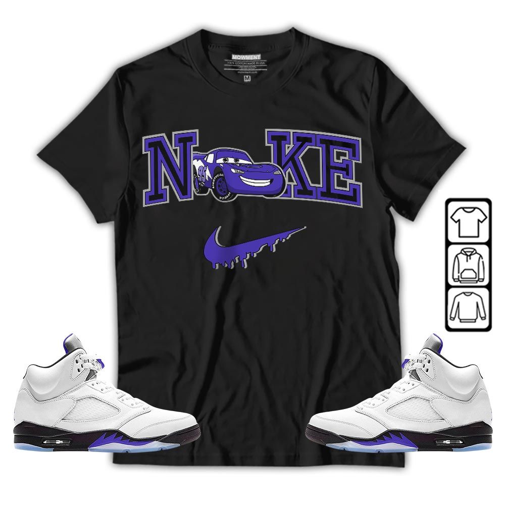 95 Mcqueen Car Fast Sneaker Shirt Match Dark Concord 5s, Jordan 5 Retro Concord MKO T-Shirt 95 Mcqueen Car Fast Sneaker Shirt Match Dark Concord 5s, Jordan 5 Retro Concord MKO T-Shirt
