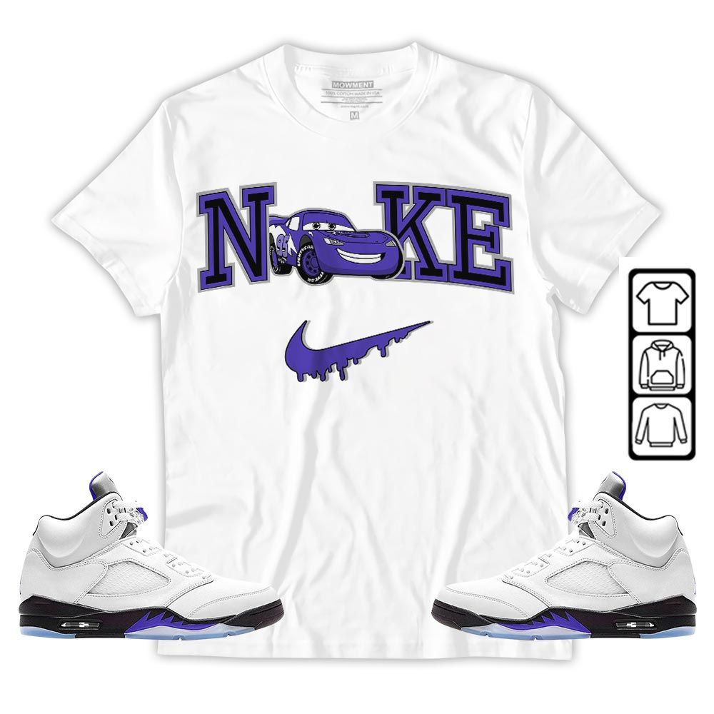 95 Mcqueen Car Fast Sneaker Shirt Match Dark Concord 5s, Jordan 5 Retro Concord MKO T-Shirt 95 Mcqueen Car Fast Sneaker Shirt Match Dark Concord 5s, Jordan 5 Retro Concord MKO T-Shirt
