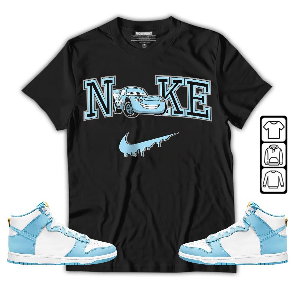 95 Mcqueen Car Fast Sneaker Shirt Match Dunk High Blue Chill, Dunk High Homer Simpson MKO T-Shirt 95 Mcqueen Car Fast Sneaker Shirt Match Dunk High Blue Chill, Dunk High Homer Simpson MKO T-Shirt