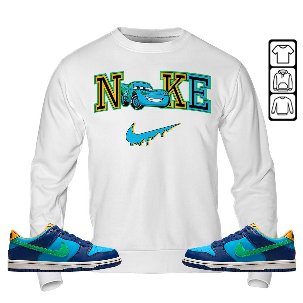 95 Mcqueen Car Fast Sneaker Shirt Match Dunk Low GS Kyrie, Dunk Low GS Electric Algae MKO T-Shirt 95 Mcqueen Car Fast Sneaker Shirt Match Dunk Low GS Kyrie, Dunk Low GS Electric Algae MKO T-Shirt