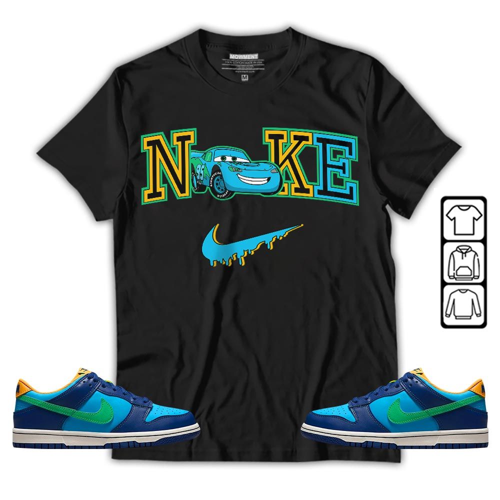 95 Mcqueen Car Fast Sneaker Shirt Match Dunk Low GS Kyrie, Dunk Low GS Electric Algae MKO T-Shirt 95 Mcqueen Car Fast Sneaker Shirt Match Dunk Low GS Kyrie, Dunk Low GS Electric Algae MKO T-Shirt