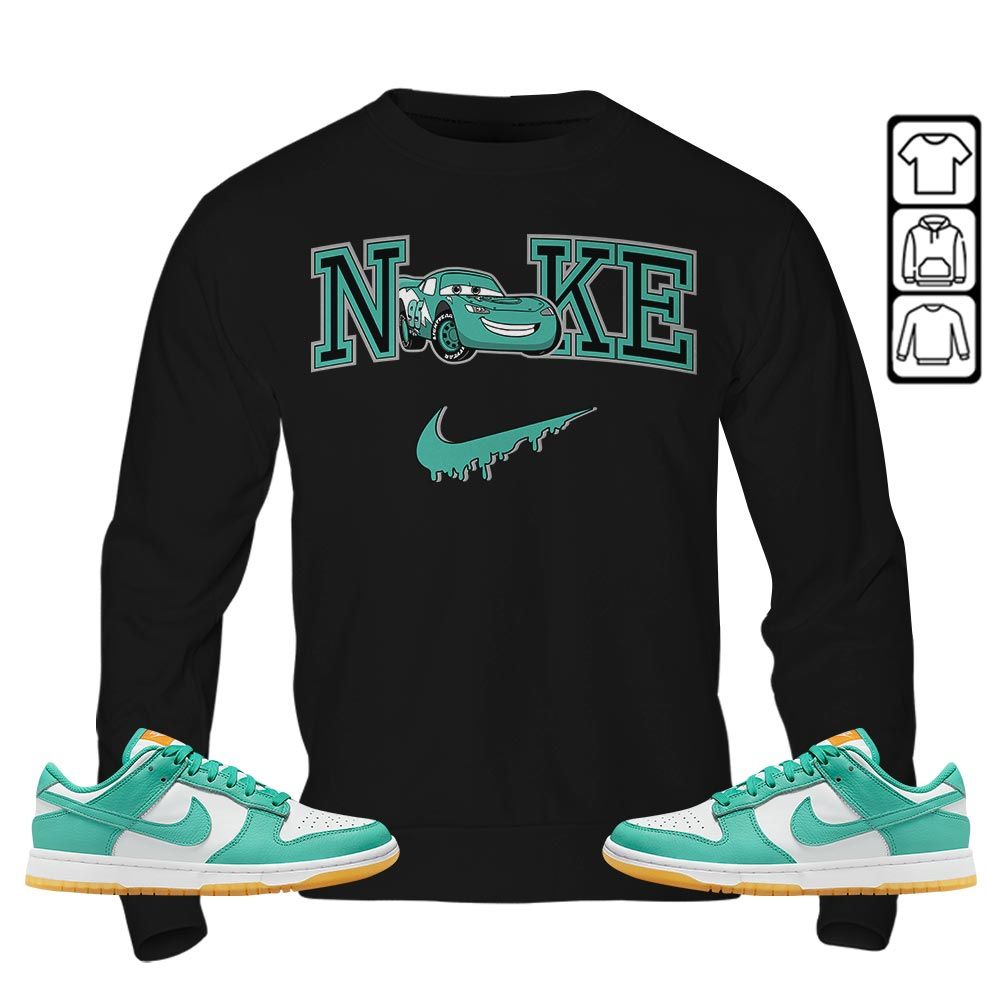 95 Mcqueen Car Fast Sneaker Shirt Match Dunk Low Turquoise, Dunk Low Teal Zeal MKO T-Shirt 95 Mcqueen Car Fast Sneaker Shirt Match Dunk Low Turquoise, Dunk Low Teal Zeal MKO T-Shirt