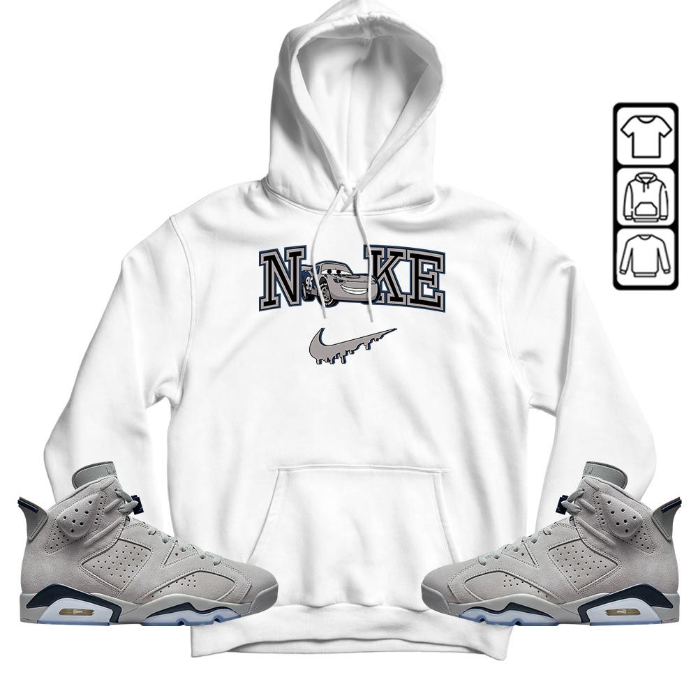 95 Mcqueen Car Fast Sneaker Shirt Match Georgetown 6s, Jordan 6 Retro Georgetown MKO T-Shirt