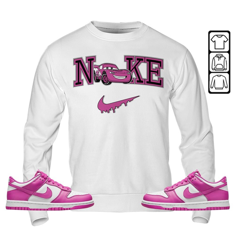95 Mcqueen Car Fast Sneaker Shirt Match GS Active Fuchsia, Dunk Low Active Fuchsia MKO T-Shirt 95 Mcqueen Car Fast Sneaker Shirt Match GS Active Fuchsia, Dunk Low Active Fuchsia MKO T-Shirt