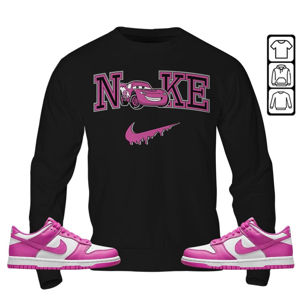 95 Mcqueen Car Fast Sneaker Shirt Match GS Active Fuchsia, Dunk Low Active Fuchsia MKO T-Shirt 95 Mcqueen Car Fast Sneaker Shirt Match GS Active Fuchsia, Dunk Low Active Fuchsia MKO T-Shirt