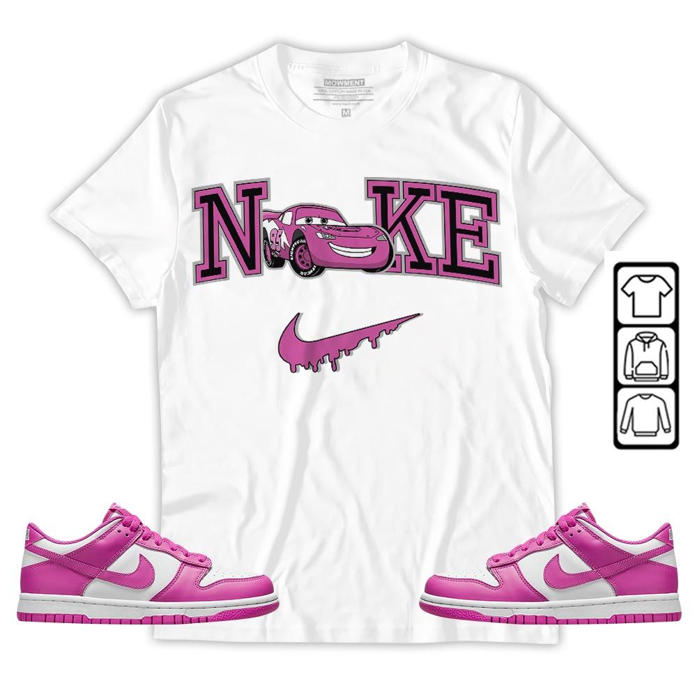 95 Mcqueen Car Fast Sneaker Shirt Match GS Active Fuchsia, Dunk Low Active Fuchsia MKO T-Shirt 95 Mcqueen Car Fast Sneaker Shirt Match GS Active Fuchsia, Dunk Low Active Fuchsia MKO T-Shirt